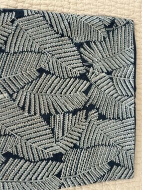 20" Williams Sonoma Home Navy Pillow Cover